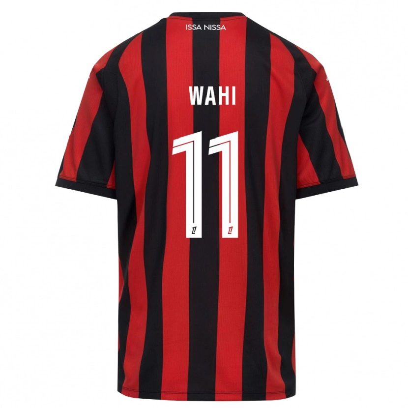 Danxen Mujer Camiseta Elye Wahi #11 Rojo Negro Blanco 1ª Equipación 2026/27 La Camisa