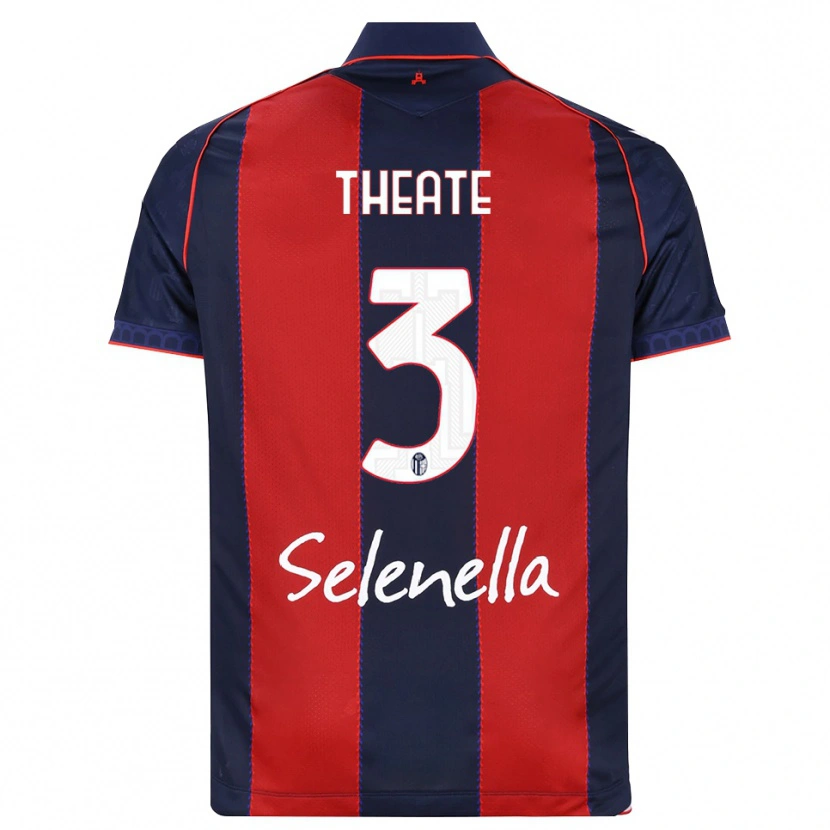 Danxen Mujer Camiseta Arthur Theate #3 Azul Real Rojo Blanco 1ª Equipación 2026/27 La Camisa