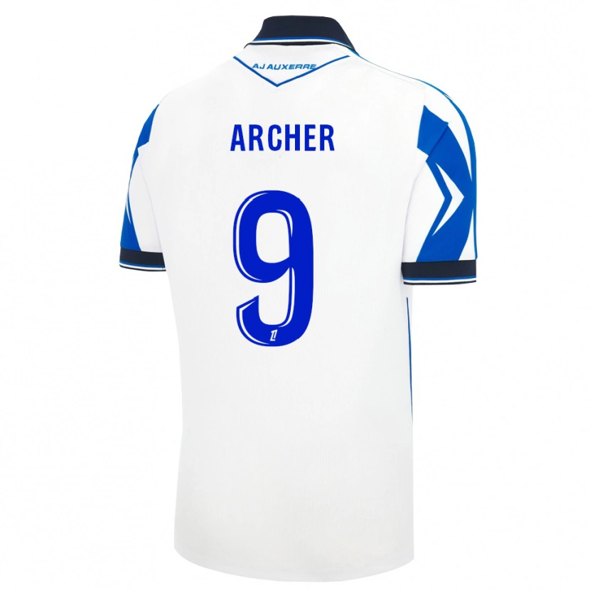 Danxen Mujer Camiseta Cameron Archer #9 Negro Blanco Azul 1ª Equipación 2026/27 La Camisa
