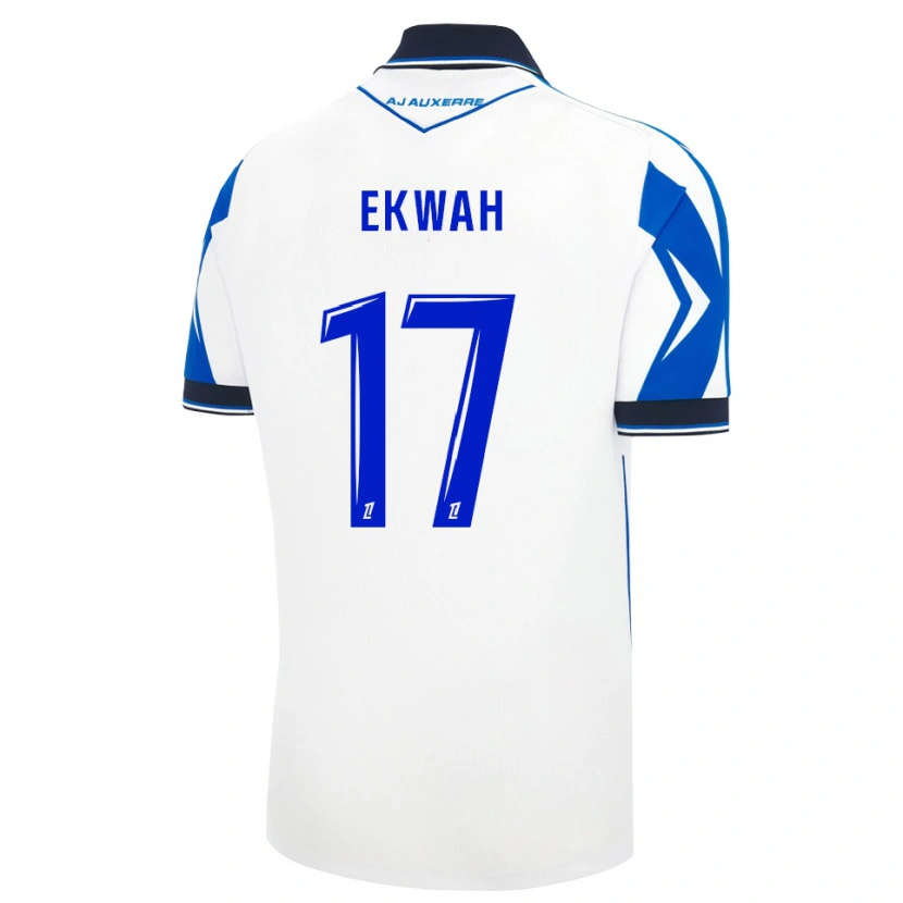 Danxen Mujer Camiseta Pierre Ekwah #17 Negro Blanco Azul 1ª Equipación 2026/27 La Camisa