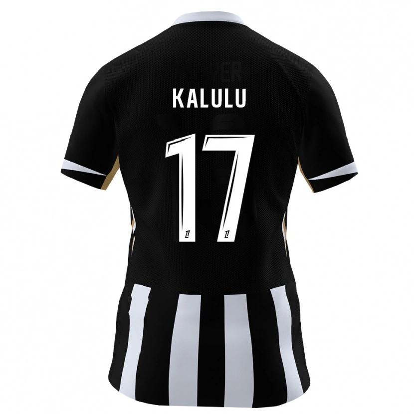 Danxen Mujer Camiseta Joseph Kalulu #17 Negro Azul 1ª Equipación 2026/27 La Camisa