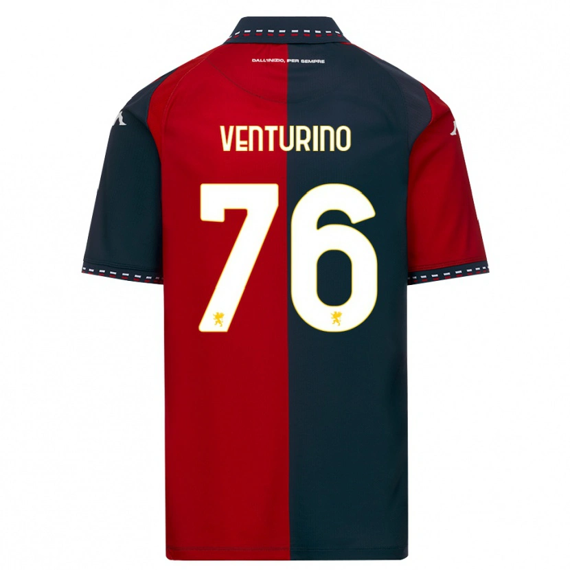 Danxen Niño Camiseta Lorenzo Venturino #76 Rojo Negro Blanco 1ª Equipación 2026/27 La Camisa