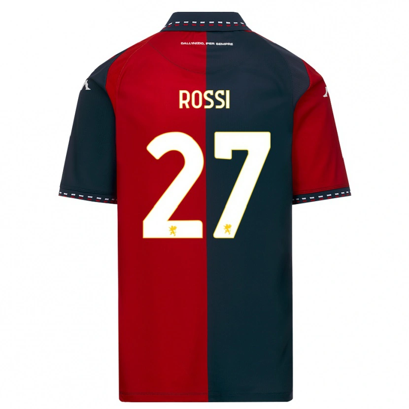 Danxen Niño Camiseta Lucrezia Rossi #27 Rojo Negro Blanco 1ª Equipación 2026/27 La Camisa