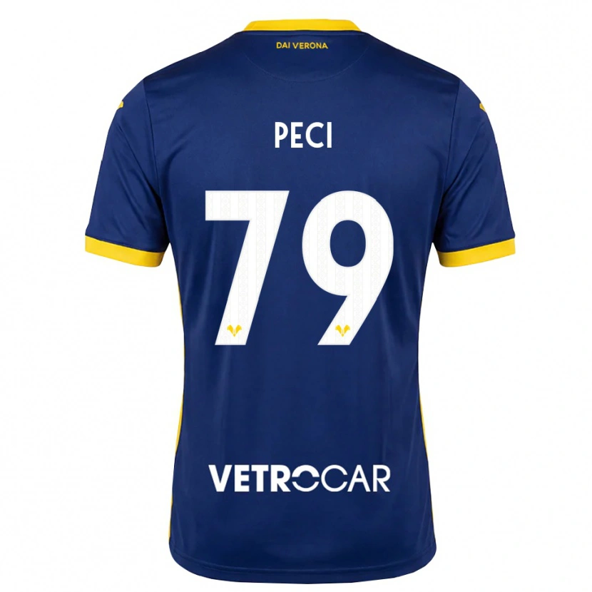 Danxen Niño Camiseta Jurgen Peci #79 Azul Real Amarillo Blanco 1ª Equipación 2026/27 La Camisa