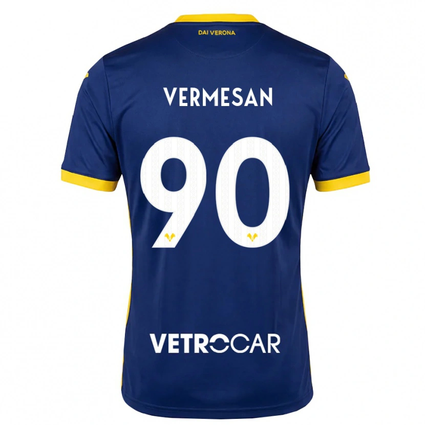 Danxen Niño Camiseta Ioan Vermeșan #90 Azul Real Amarillo Blanco 1ª Equipación 2026/27 La Camisa