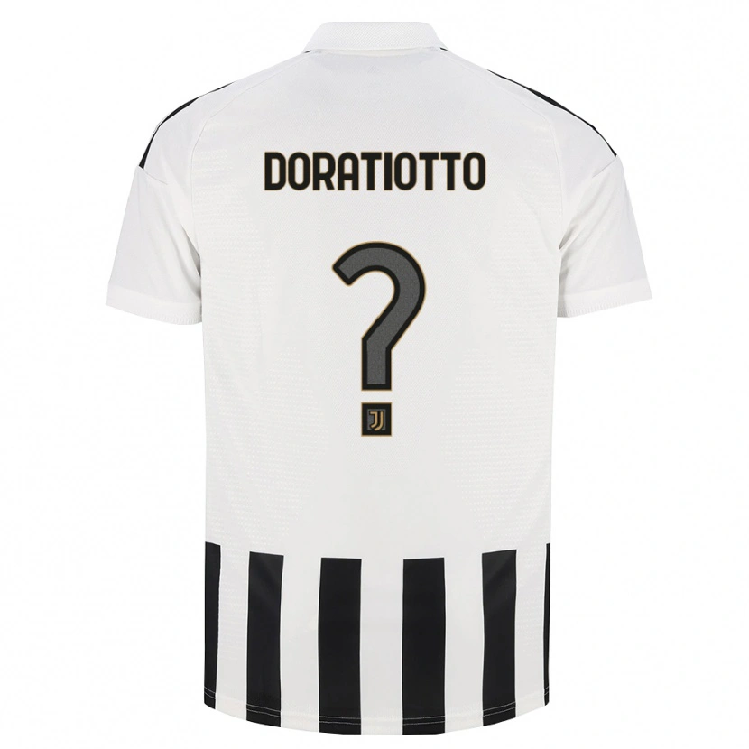 Danxen Niño Camiseta Giulio Doratiotto #0 Negro Blanco Marrón 1ª Equipación 2026/27 La Camisa
