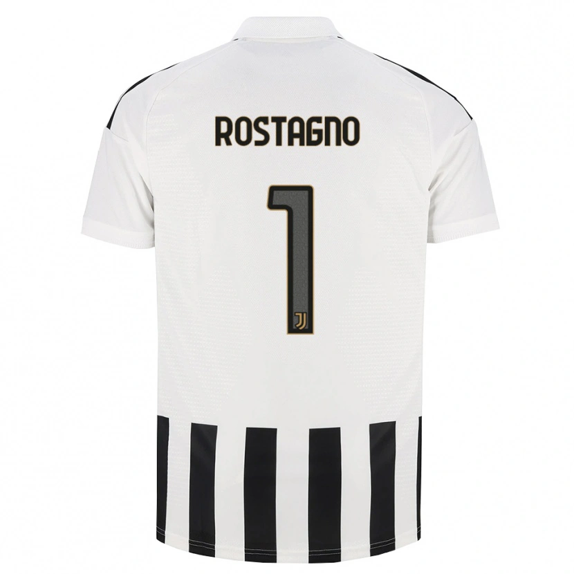 Danxen Niño Camiseta Alberto Rostagno #1 Negro Blanco Marrón 1ª Equipación 2026/27 La Camisa