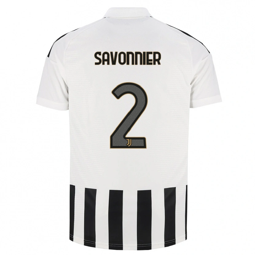 Danxen Niño Camiseta Nelson Savonnier #2 Negro Blanco Marrón 1ª Equipación 2026/27 La Camisa