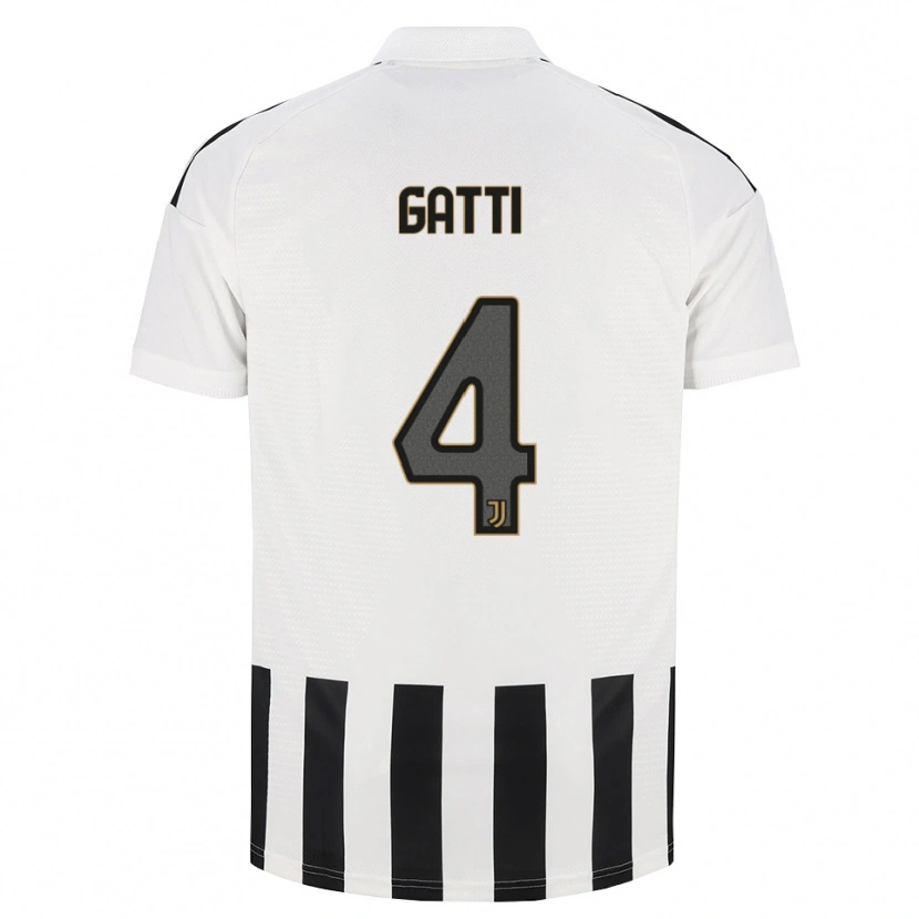 Danxen Niño Camiseta Federico Gatti #4 Negro Blanco Marrón 1ª Equipación 2026/27 La Camisa