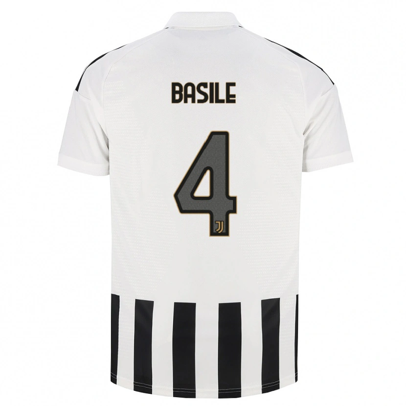 Danxen Niño Camiseta Piergiorgio Basile #4 Negro Blanco Marrón 1ª Equipación 2026/27 La Camisa