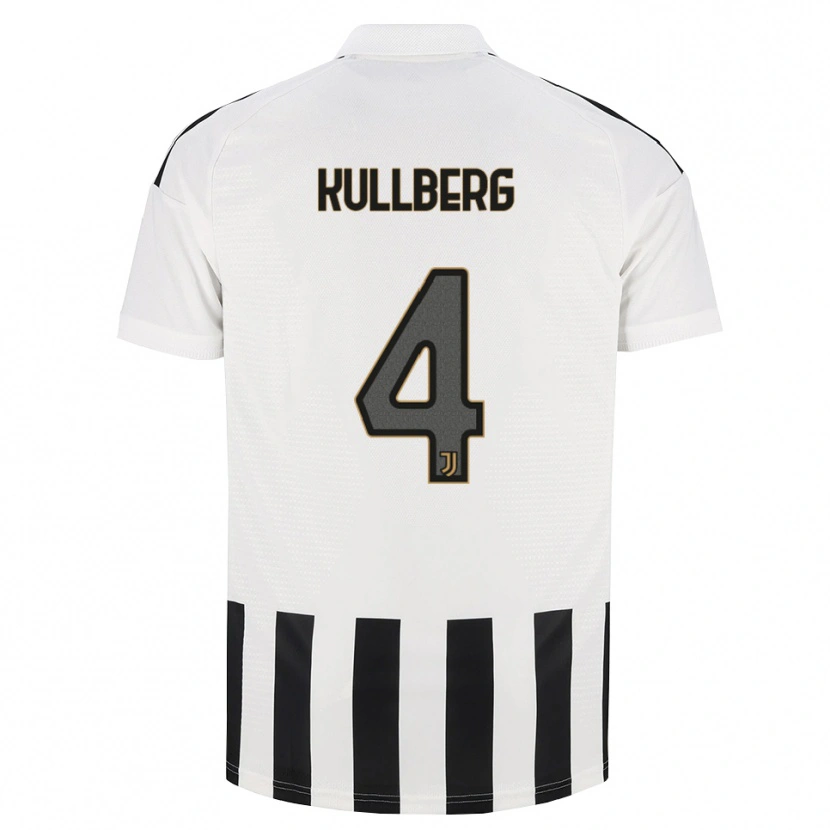 Danxen Niño Camiseta Emma Nanny Charlotte Kullberg #4 Negro Blanco Marrón 1ª Equipación 2026/27 La Camisa