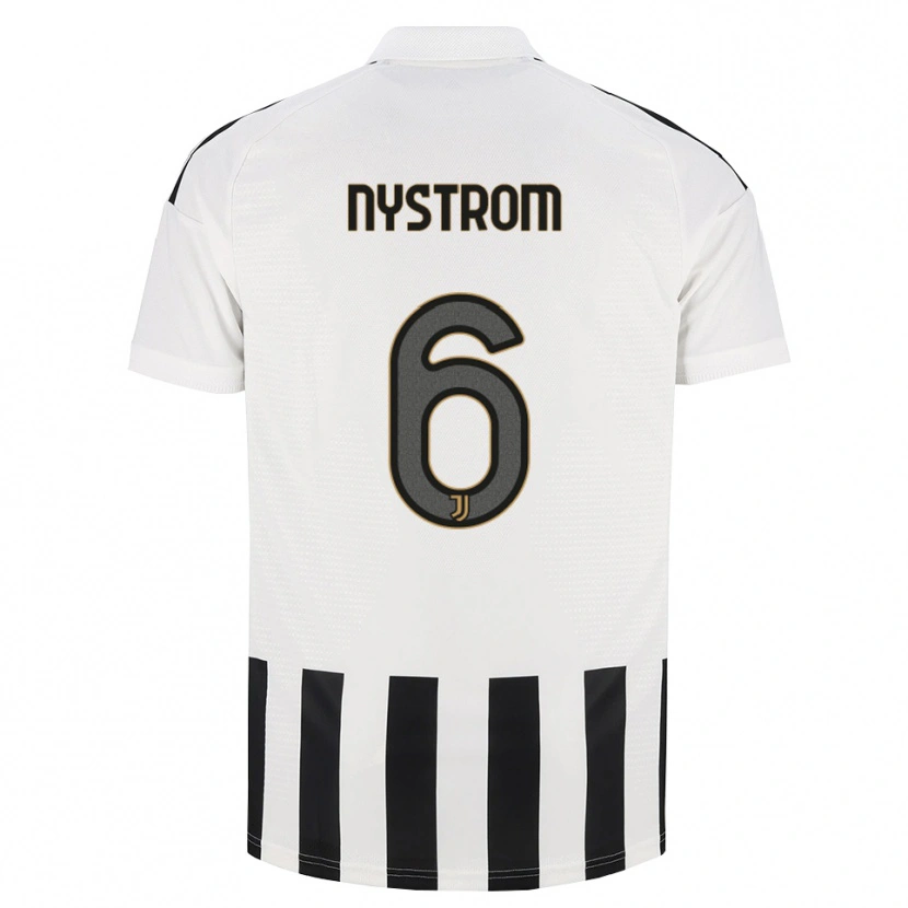 Danxen Niño Camiseta Paulina Nyström #6 Negro Blanco Marrón 1ª Equipación 2026/27 La Camisa