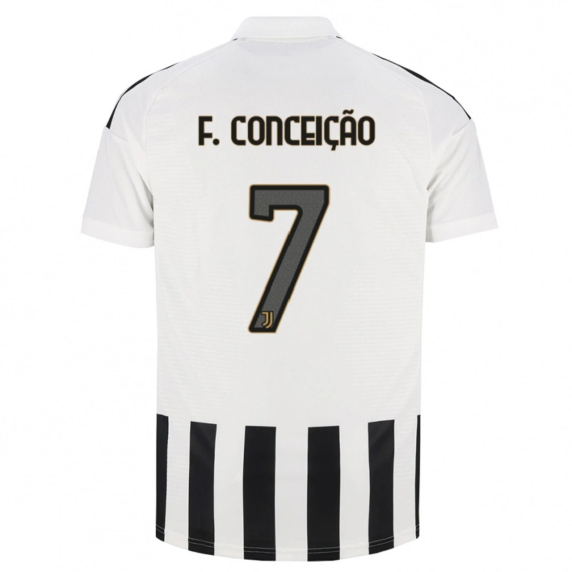 Danxen Niño Camiseta Francisco Conceição #7 Negro Blanco Marrón 1ª Equipación 2026/27 La Camisa