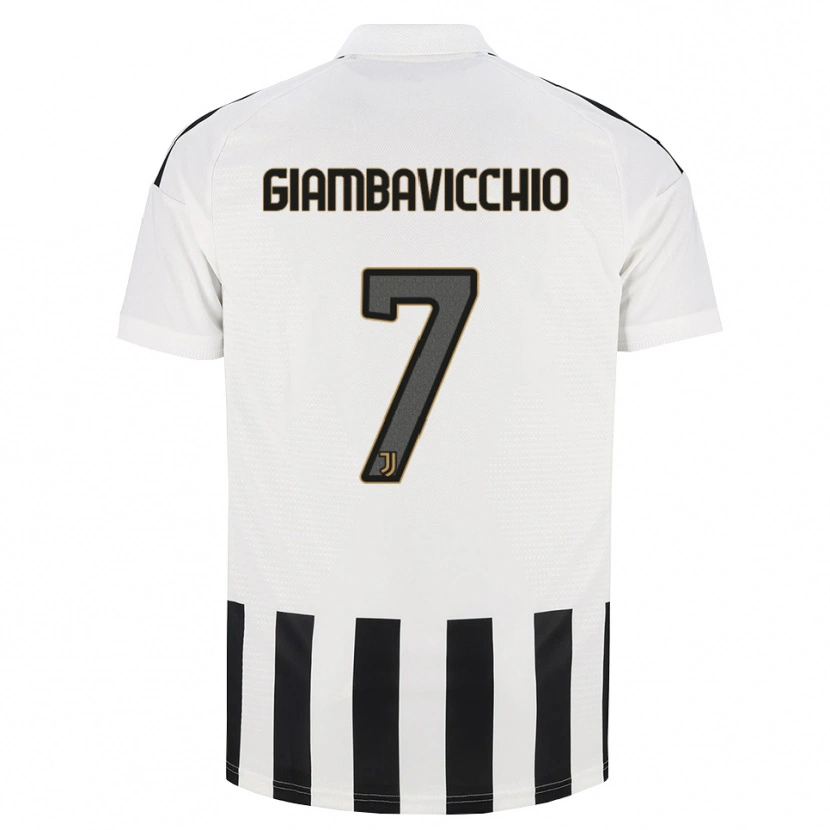 Danxen Niño Camiseta Franco Giambavicchio #7 Negro Blanco Marrón 1ª Equipación 2026/27 La Camisa