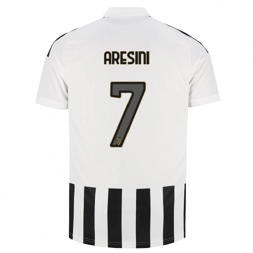 Danxen Niño Camiseta Raffaele Aresini #7 Negro Blanco Marrón 1ª Equipación 2026/27 La Camisa