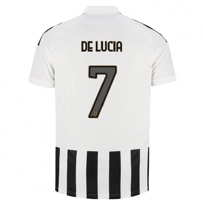 Danxen Niño Camiseta Raffaele De Lucia #7 Negro Blanco Marrón 1ª Equipación 2026/27 La Camisa