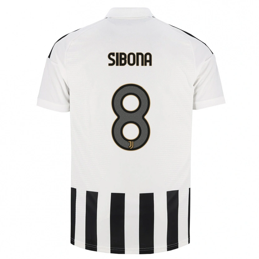 Danxen Niño Camiseta Tommaso Sibona #8 Negro Blanco Marrón 1ª Equipación 2026/27 La Camisa