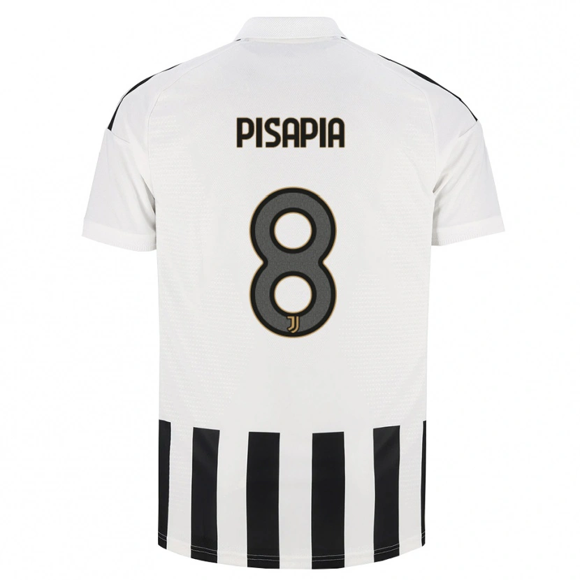 Danxen Niño Camiseta Luciano Pisapia #8 Negro Blanco Marrón 1ª Equipación 2026/27 La Camisa