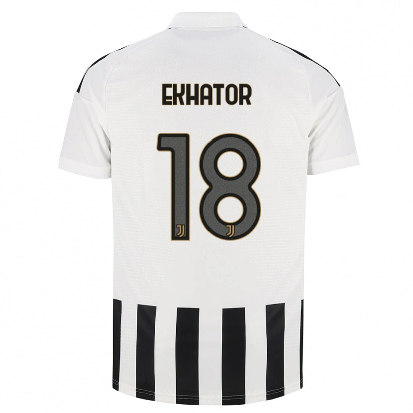 Danxen Niño Camiseta Jeff Ekhator #18 Negro Blanco Marrón 1ª Equipación 2026/27 La Camisa