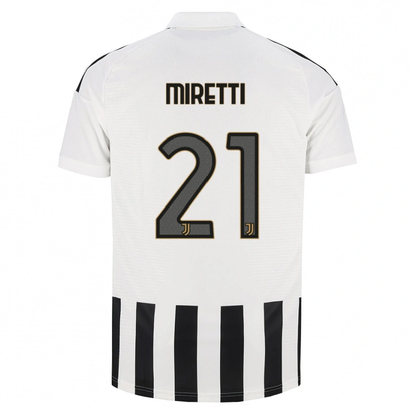 Danxen Niño Camiseta Fabio Miretti #21 Negro Blanco Marrón 1ª Equipación 2026/27 La Camisa