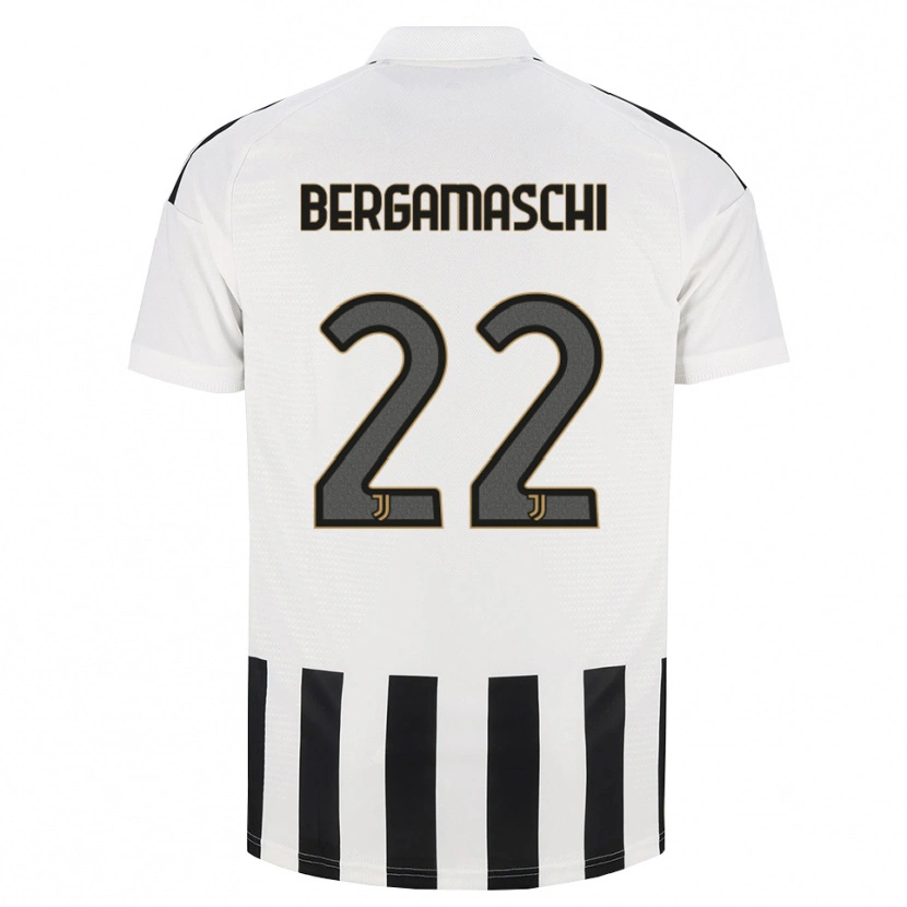 Danxen Niño Camiseta Valentina Bergamaschi #22 Negro Blanco Marrón 1ª Equipación 2026/27 La Camisa