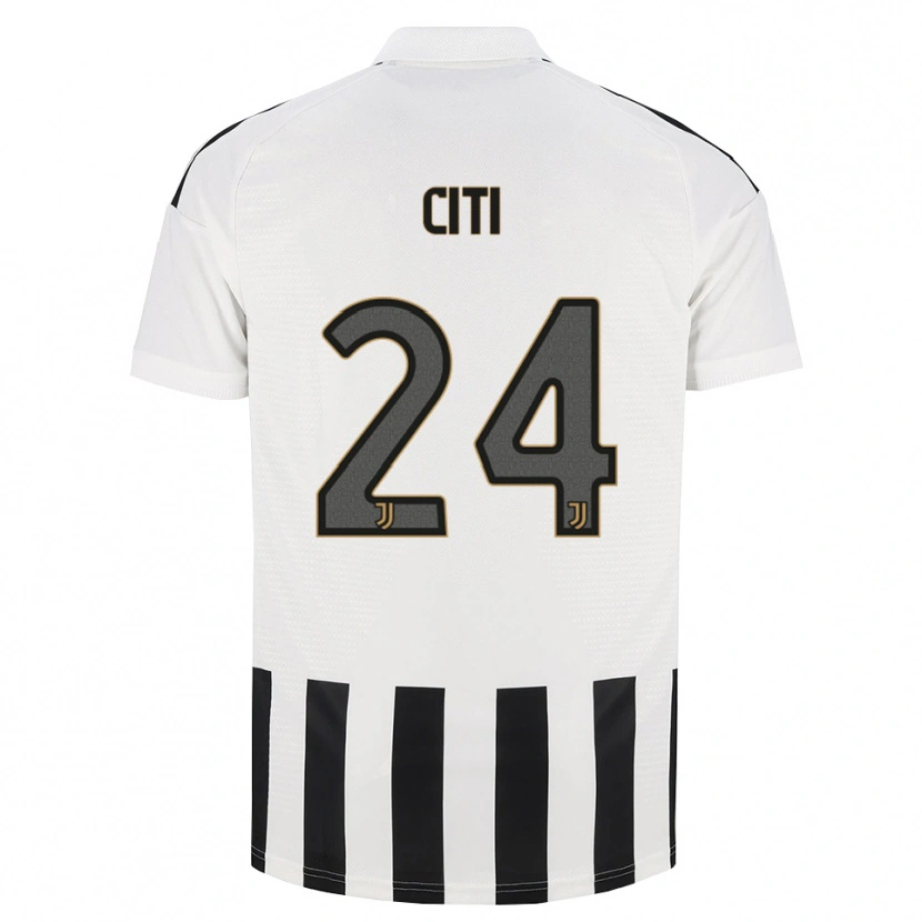 Danxen Niño Camiseta Alessandro Citi #24 Negro Blanco Marrón 1ª Equipación 2026/27 La Camisa
