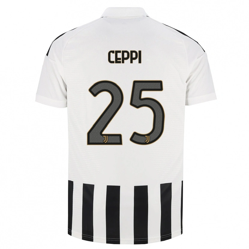 Danxen Niño Camiseta Paolo Ceppi #25 Negro Blanco Marrón 1ª Equipación 2026/27 La Camisa
