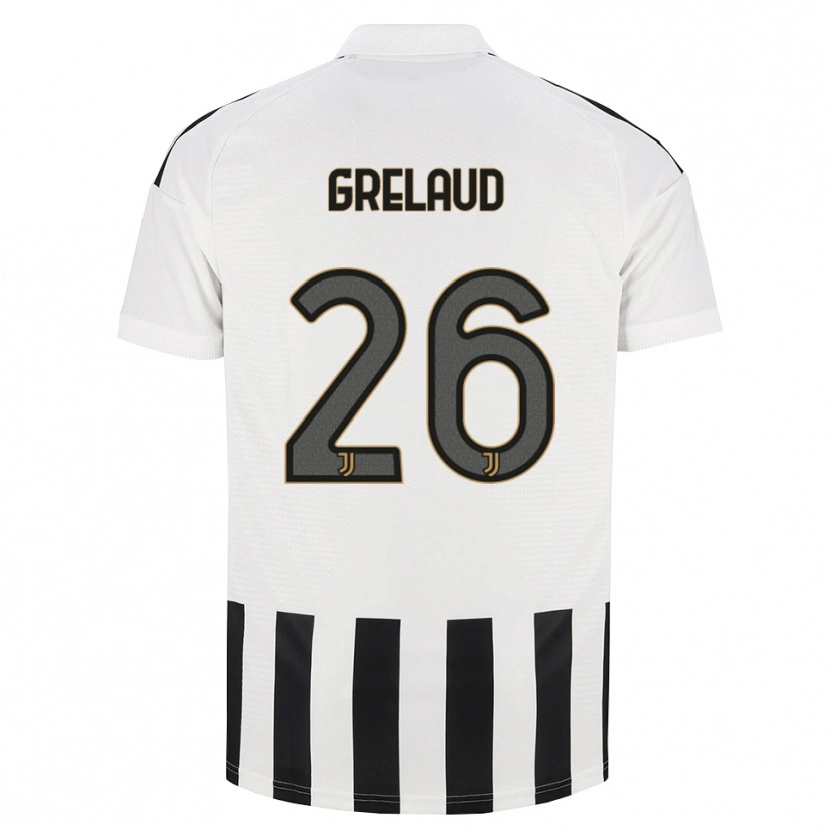 Danxen Niño Camiseta Josue Grelaud #26 Negro Blanco Marrón 1ª Equipación 2026/27 La Camisa