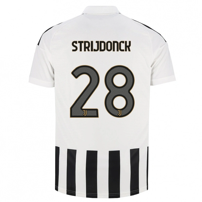 Danxen Niño Camiseta Bayron Strijdonck #28 Negro Blanco Marrón 1ª Equipación 2026/27 La Camisa