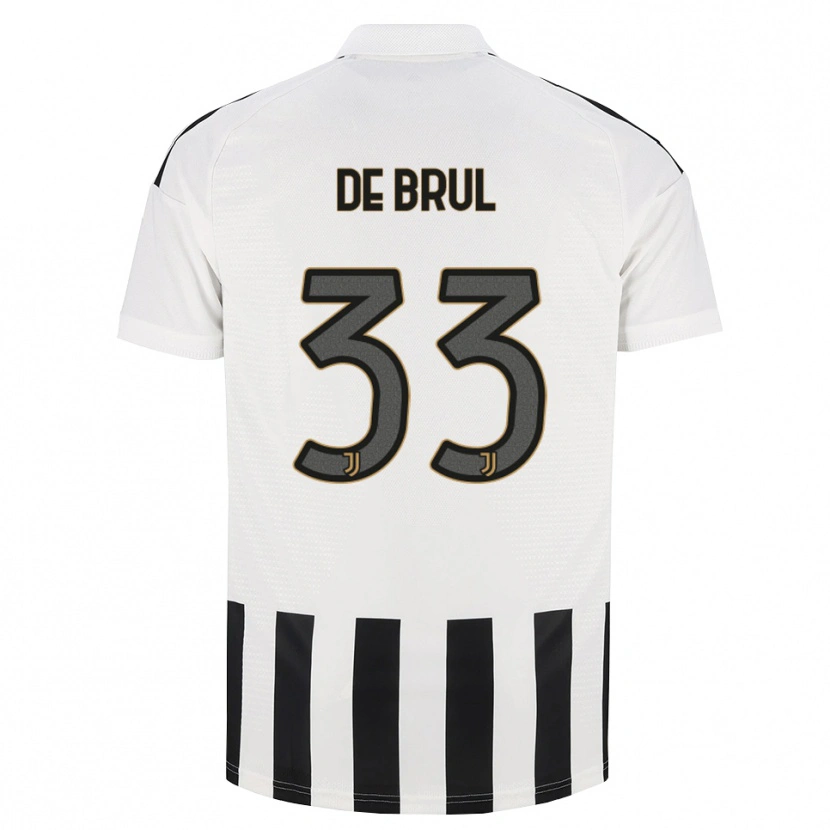 Danxen Niño Camiseta Maxime De Brul #33 Negro Blanco Marrón 1ª Equipación 2026/27 La Camisa