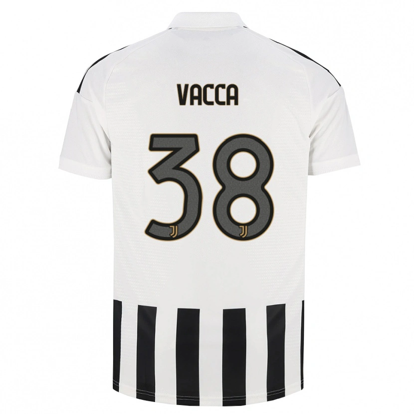 Danxen Niño Camiseta Alessio Vacca #38 Negro Blanco Marrón 1ª Equipación 2026/27 La Camisa
