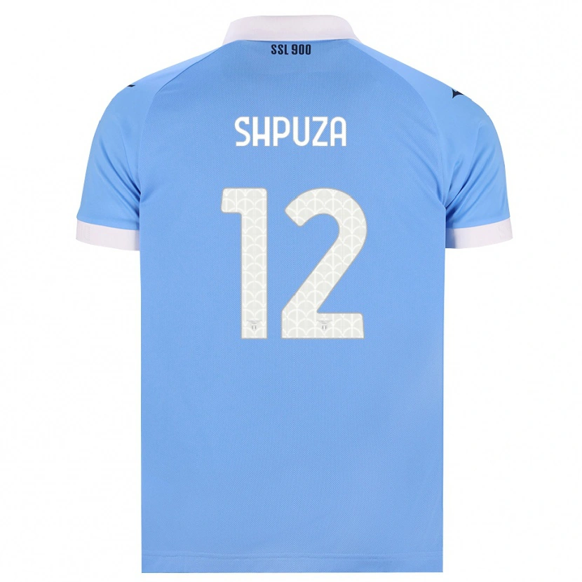 Danxen Niño Camiseta Kleo Shpuza #12 Azul Cielo Negro Blanco 1ª Equipación 2026/27 La Camisa