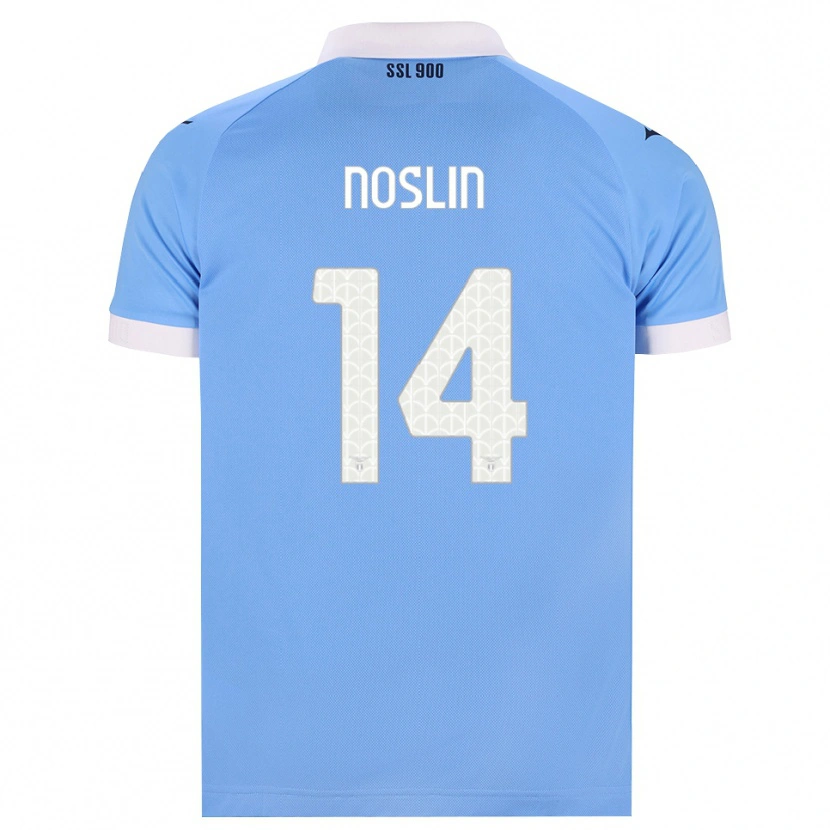 Danxen Niño Camiseta Tijjani Noslin #14 Azul Cielo Negro Blanco 1ª Equipación 2026/27 La Camisa