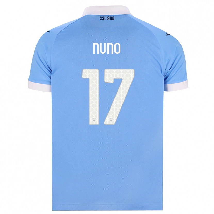 Danxen Niño Camiseta Nuno Tavares #17 Azul Cielo Negro Blanco 1ª Equipación 2026/27 La Camisa