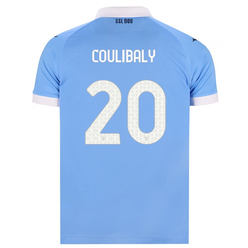 Danxen Niño Camiseta Larsson Coulibaly #20 Azul Cielo Negro Blanco 1ª Equipación 2026/27 La Camisa