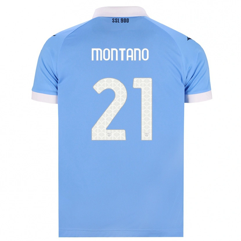 Danxen Niño Camiseta Tommaso Montano #21 Azul Cielo Negro Blanco 1ª Equipación 2026/27 La Camisa
