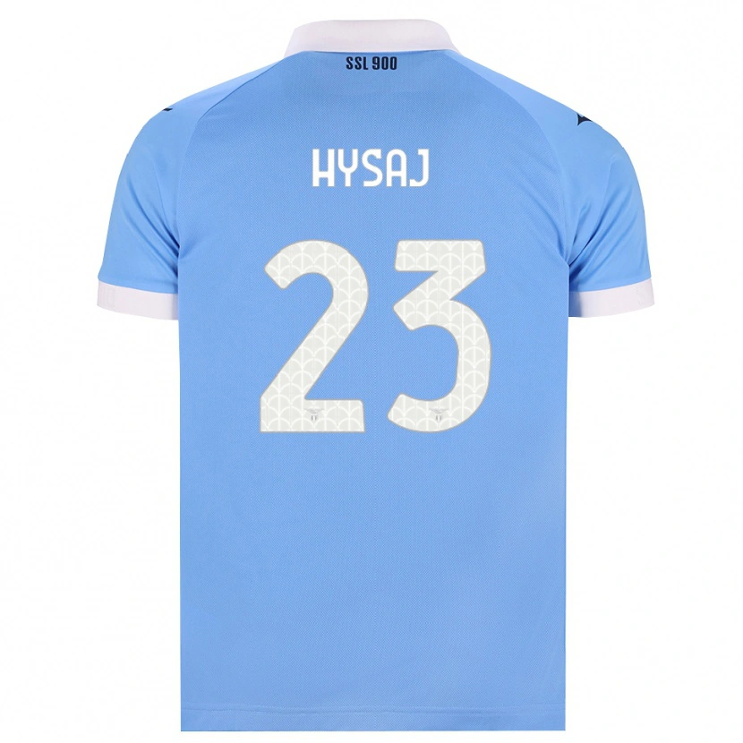 Danxen Niño Camiseta Elseid Hysaj #23 Azul Cielo Negro Blanco 1ª Equipación 2026/27 La Camisa