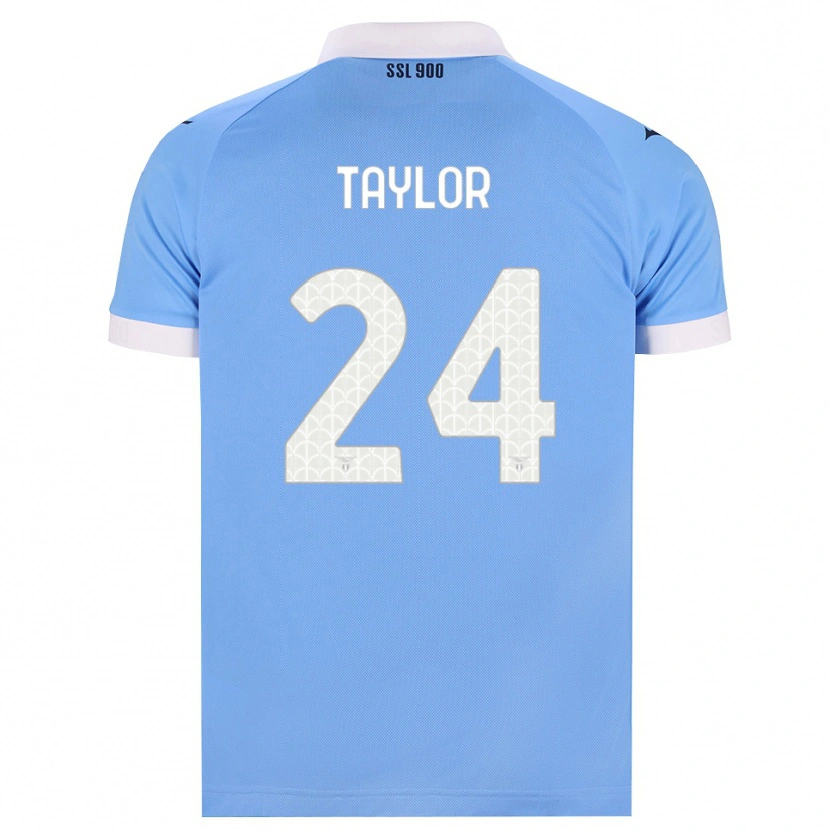 Danxen Niño Camiseta Kenneth Taylor #24 Azul Cielo Negro Blanco 1ª Equipación 2026/27 La Camisa