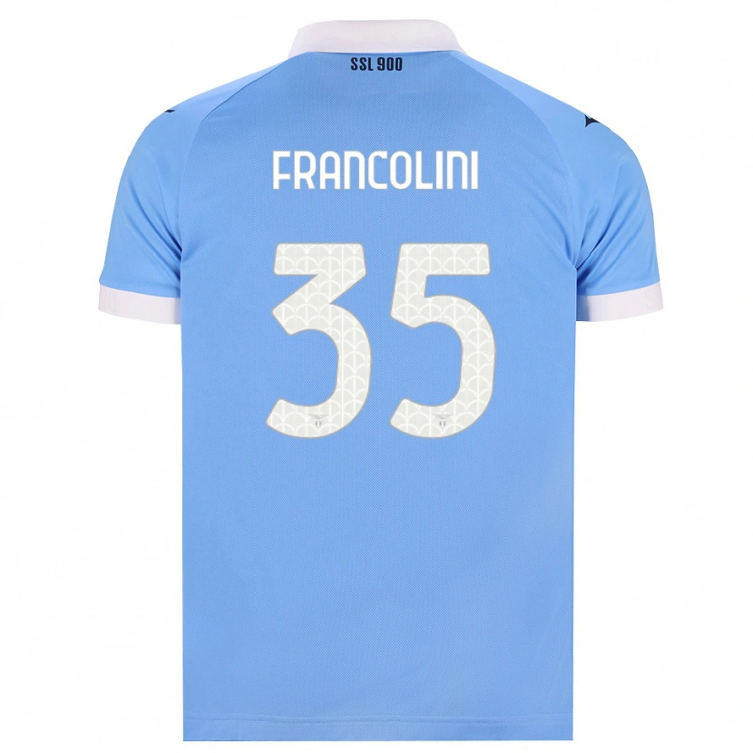 Danxen Niño Camiseta Alice Francolini #35 Azul Cielo Negro Blanco 1ª Equipación 2026/27 La Camisa