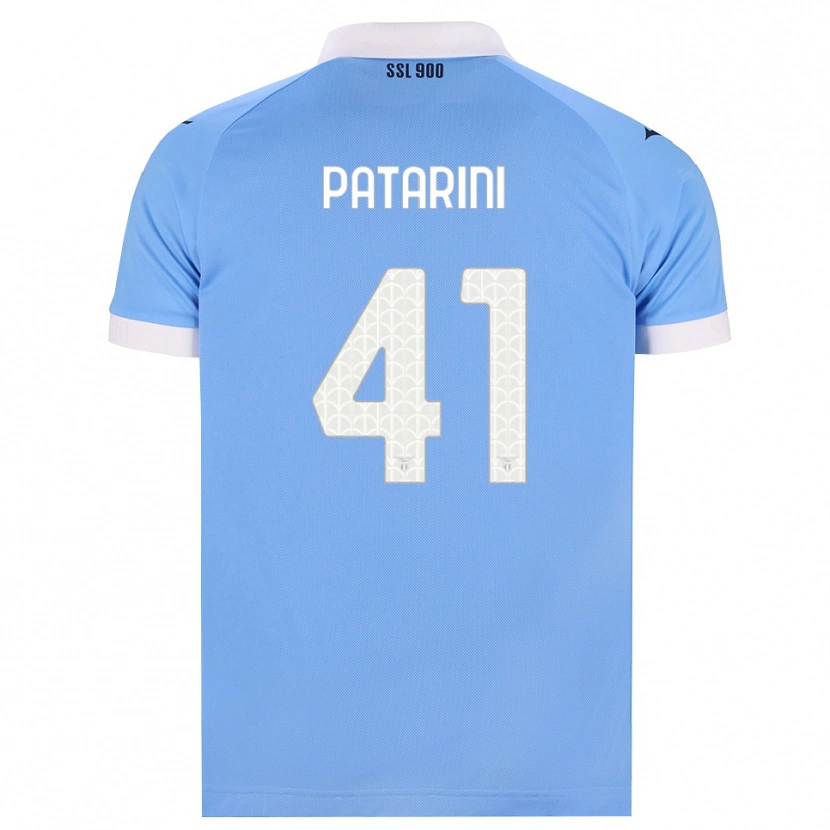 Danxen Niño Camiseta Riccardo Patarini #41 Azul Cielo Negro Blanco 1ª Equipación 2026/27 La Camisa