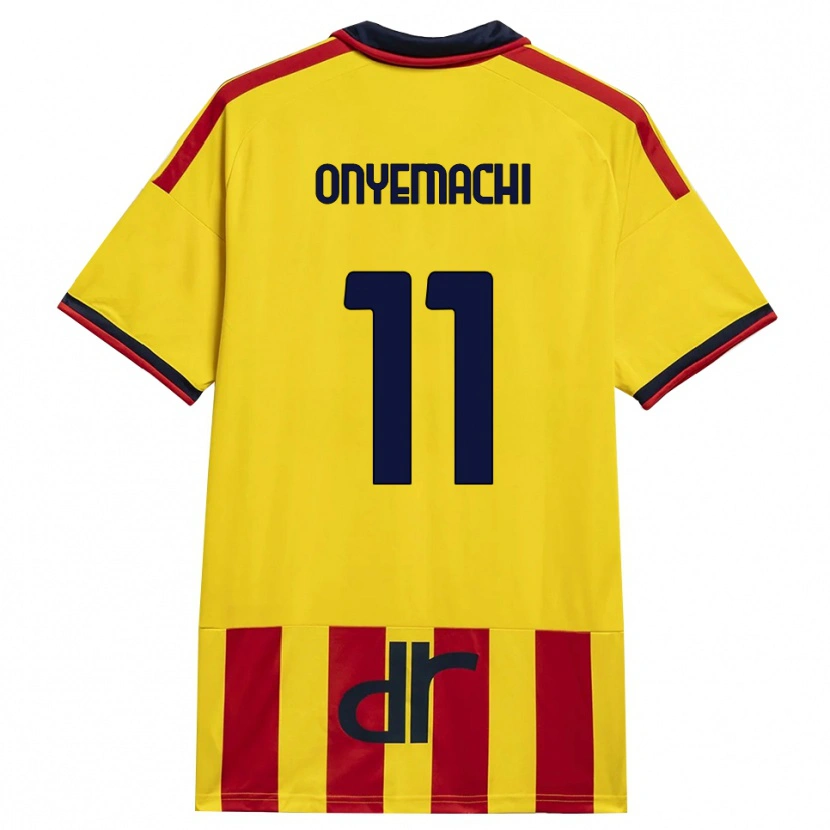 Danxen Niño Camiseta Divine Onyemachi #11 Amarillo Rojo 1ª Equipación 2026/27 La Camisa
