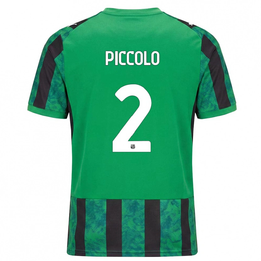 Danxen Niño Camiseta Peter Piccolo #2 Verde Negro Blanco 1ª Equipación 2026/27 La Camisa