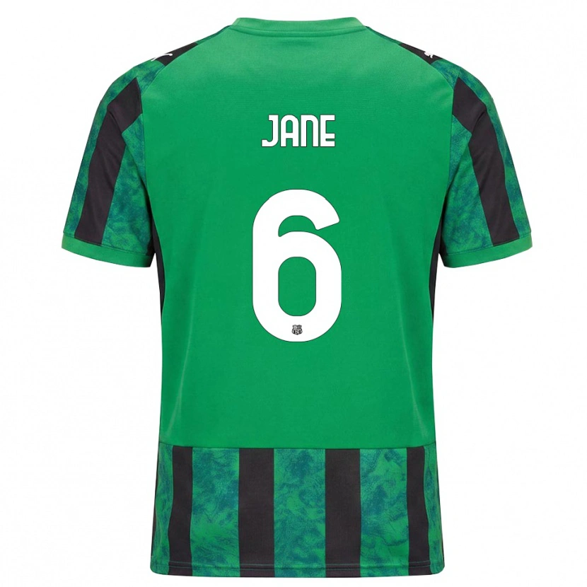Danxen Niño Camiseta Refiloe Jane #6 Verde Negro Blanco 1ª Equipación 2026/27 La Camisa