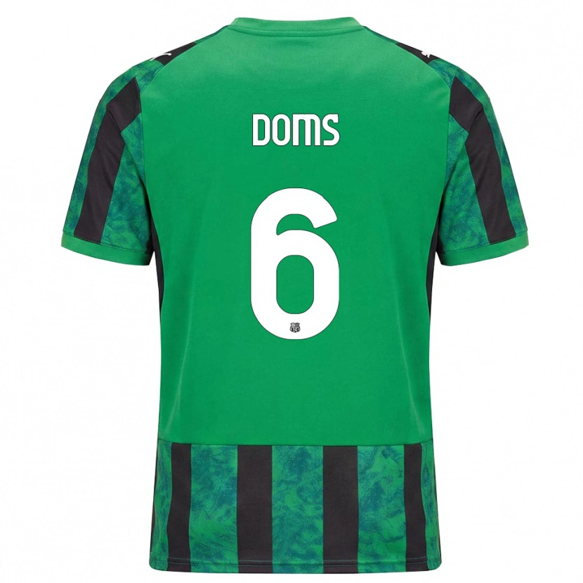 Danxen Niño Camiseta Maya Doms #6 Verde Negro Blanco 1ª Equipación 2026/27 La Camisa