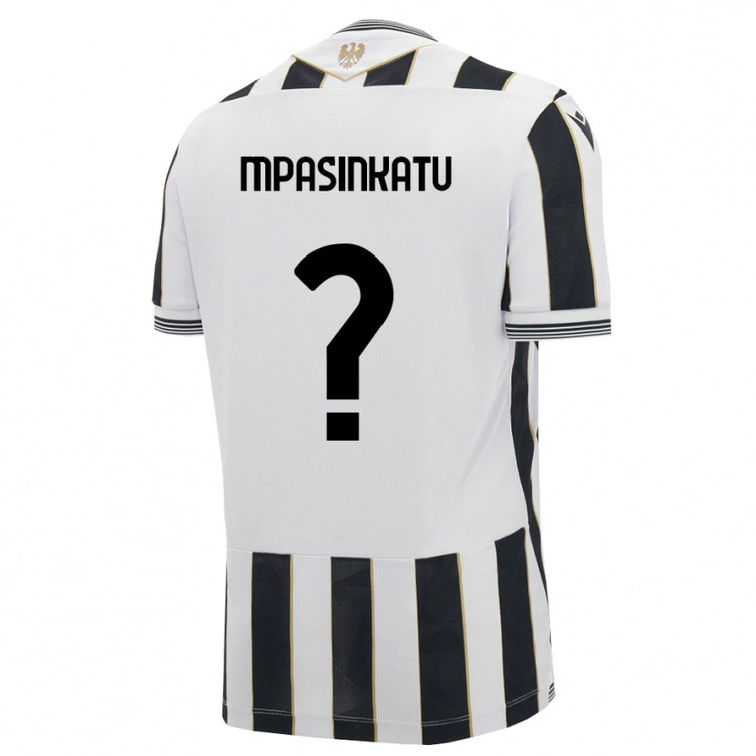 Danxen Niño Camiseta Nicolas Mpasinkatu #0 Negro Blanco Rosa 1ª Equipación 2026/27 La Camisa