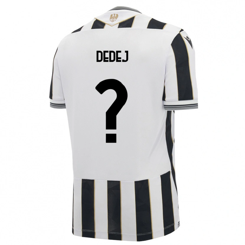 Danxen Niño Camiseta Juan Dedej #0 Negro Blanco Rosa 1ª Equipación 2026/27 La Camisa