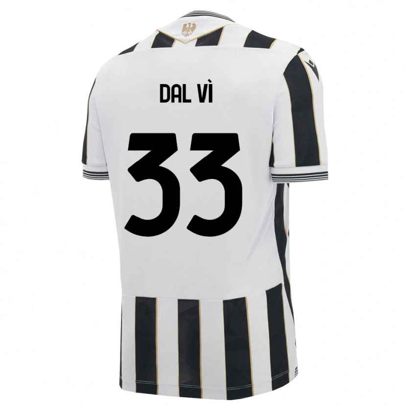 Danxen Niño Camiseta Matteo Dal Vì #33 Negro Blanco Rosa 1ª Equipación 2026/27 La Camisa