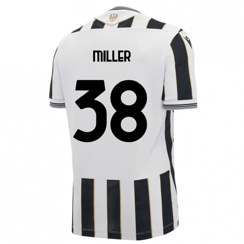 Danxen Niño Camiseta Lennon Miller #38 Negro Blanco Rosa 1ª Equipación 2026/27 La Camisa