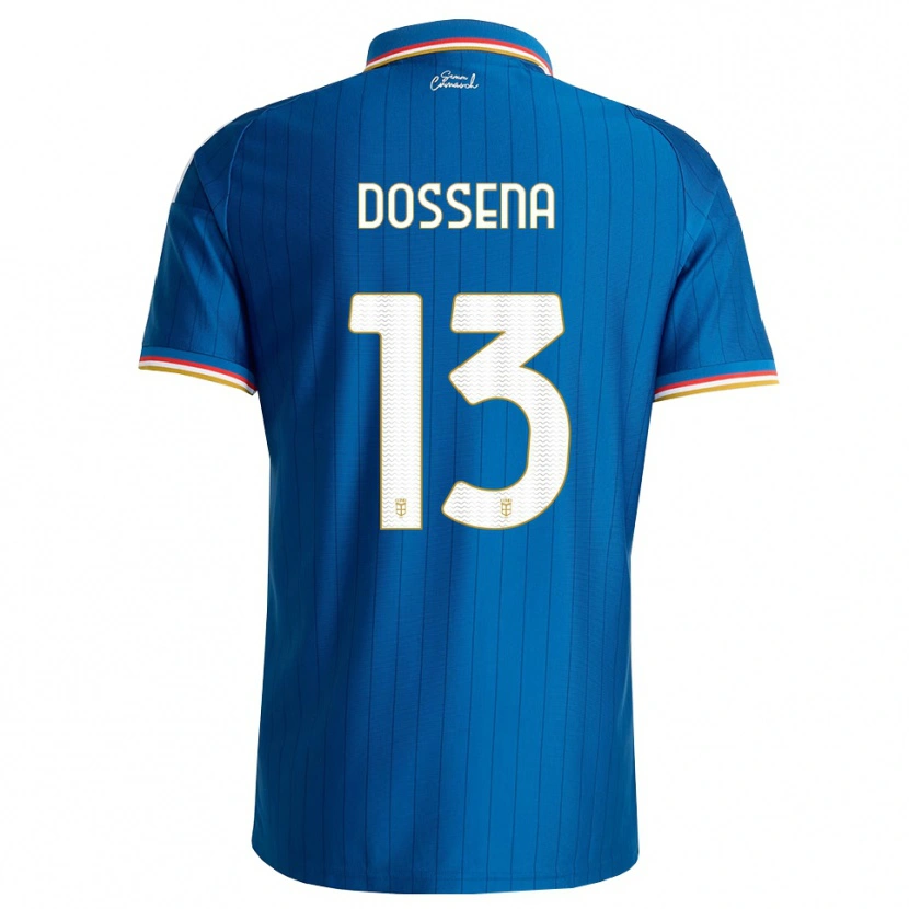 Danxen Niño Camiseta Alberto Dossena #13 Azul Blanco Rojo 1ª Equipación 2026/27 La Camisa