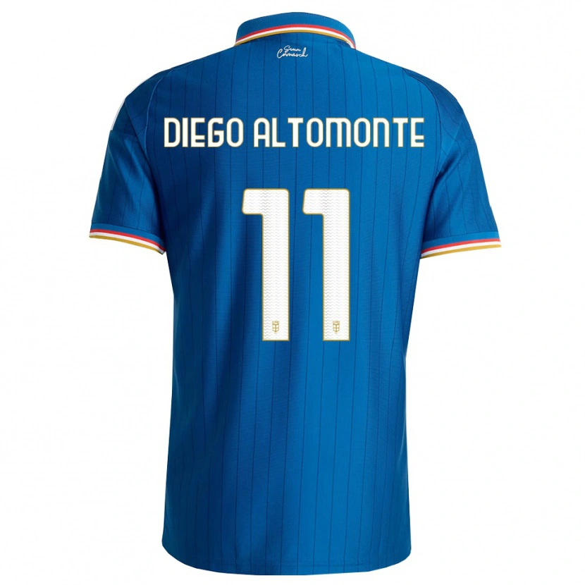 Danxen Niño Camiseta Thomas Diego Altomonte #11 Azul Blanco Rojo 1ª Equipación 2026/27 La Camisa